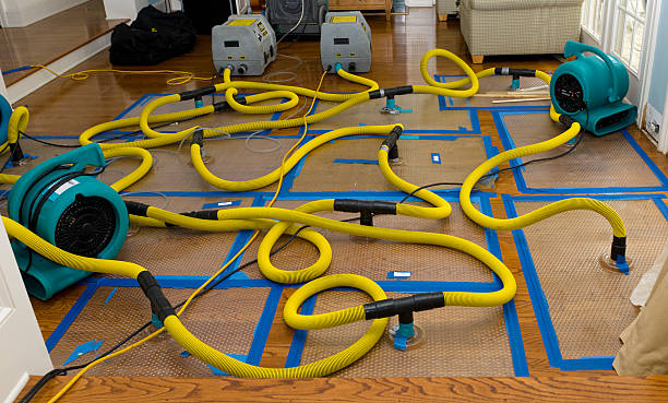 Professional Water Extraction technician working in Rothschild, WI